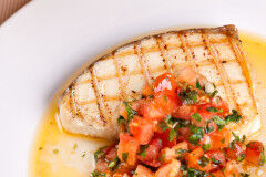 tagAlt.Island style Scabbard Fish with Cherry Tomatoes and Capers