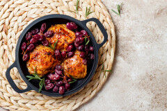 tagAlt.Pan roasted Chicken with Grapes