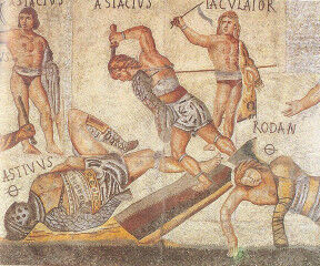tagAlt.Barbarians fighting mosaic 5