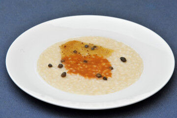 tagAlt.Lopriore Risotto with Capers lemon rosemary and marrow 6