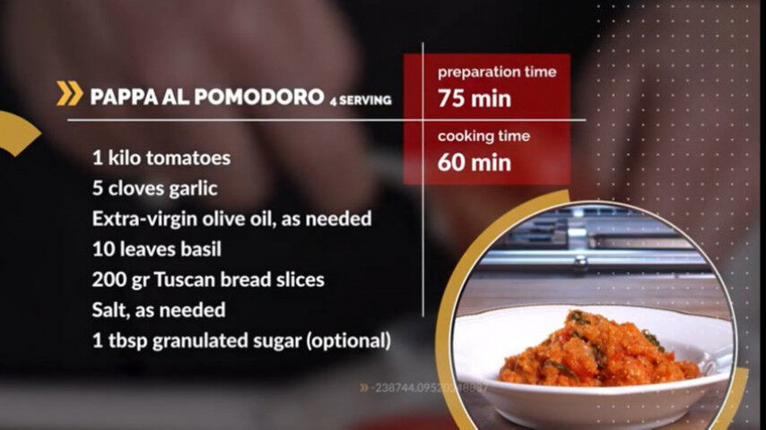 Ingredients Pappa al Pomodoro